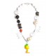 Tweety Bird Black & White Necklace