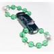 1 VIP Collector car around your wrist! Decorated with faceted crystals, pearls and silver plated beads. This is the ultimate lux