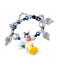 Looney Tunes Sylvester Jr Rock Star Bracelet